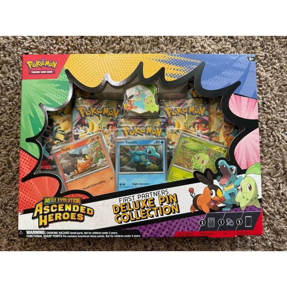 Pokemon Other - Pokemon Ascended Heroes ME First Partners Deluxe Pin Collection